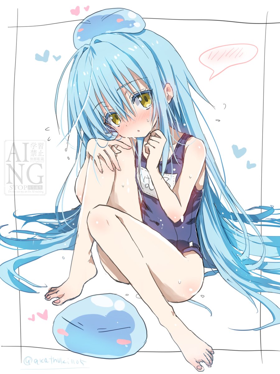 …ほんとに似合うか…?///
って聞いてくるスク水ろリムル様🩵 