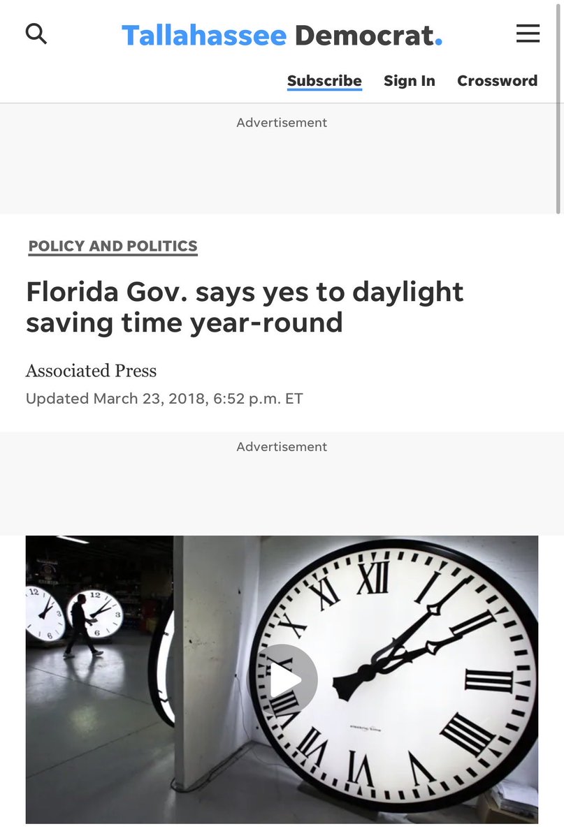 SpaceCoastBTC's tweet photo. In 2018 Florida passed the "Sunshine Protection Act" to end the ludicrousness of switching clocks back and forth to pretend the day is longer.  The US congress continues block us from implementing it. https://t.co/Pm1EoKMog8