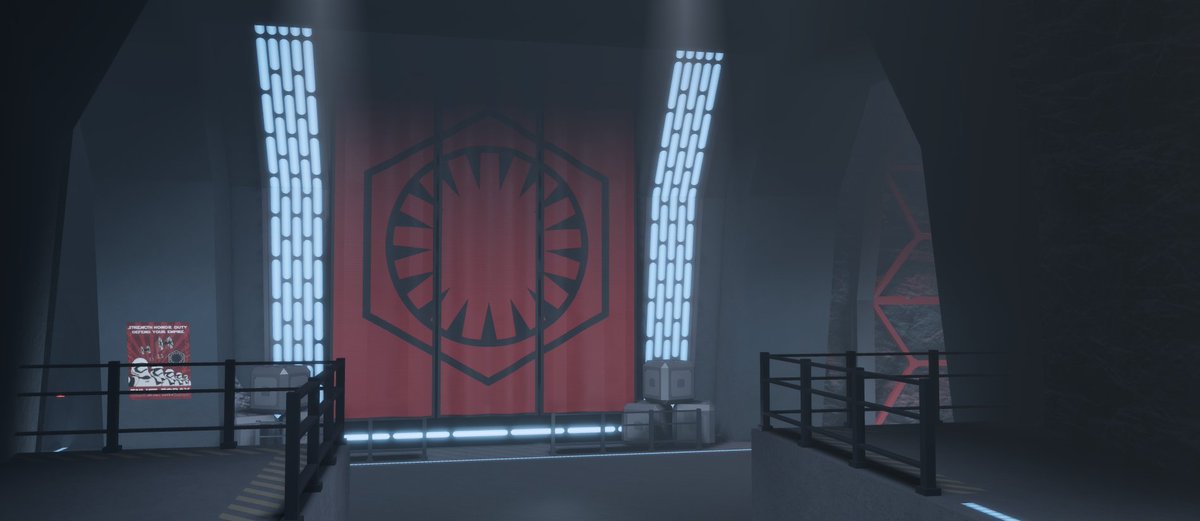 SleekyDeveloper's tweet photo. More photos from one of the longest works of progress in my career. The First Order Roleplay Map.

#ROBLOX  #RobloxDevs https://t.co/vOHEr1kBnv