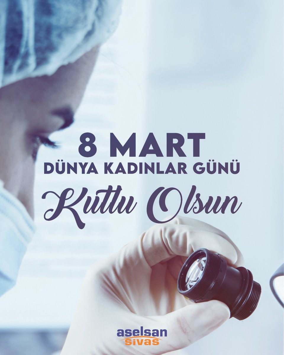 Üretimin her aşamasında emeğiyle, hassasiyetiyle ve azmiyle geleceği aydınlatan; başta ASELSAN Sivas ailemizin değerli üyeleri olmak üzere tüm kadınların 8 Mart Dünya Kadınlar Günü kutlu olsun.