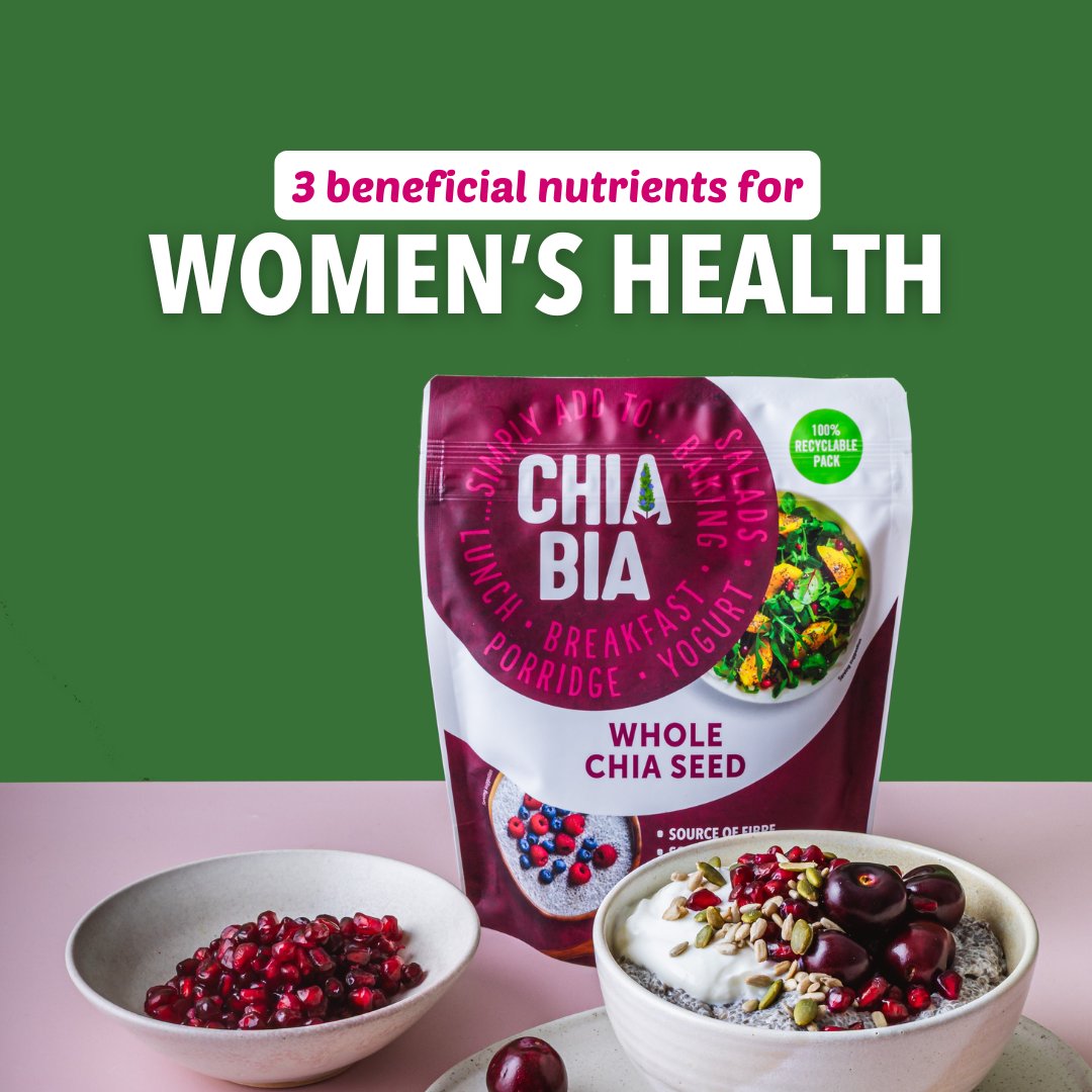 chiabiaseed's tweet photo. ✨ Strong women deserve strong nutrition ✨

This #InternationalWomensDay, remember to nourish yourself for boosted:
🩸Iron 
🧠Omega-3 
🌾Fibre 

Chia seeds can be a great source of each!

 #womenshealth #iwd2026 #chiaseeds #womenshealth https://t.co/zLpDwKy2Ol
