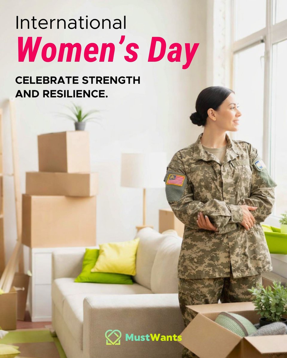 This International Women's Day, we celebrate the strength and resilience of women in military families. Their spirit inspires every move. 💪🌟 #IWD2026 #Empowerment