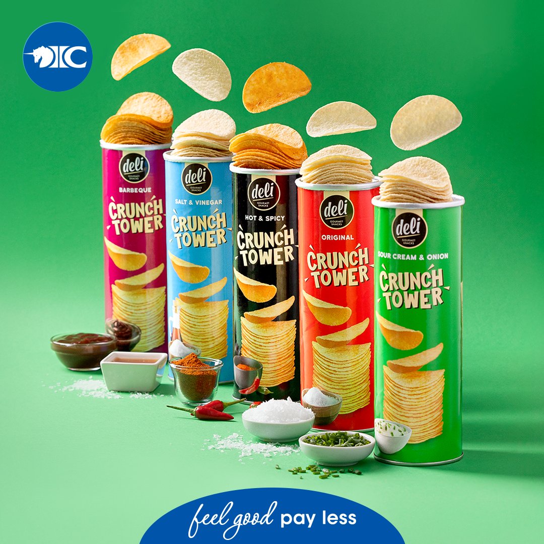 Clicks_SA's tweet photo. There’s a new snack in town! Give Deli’s Crunch Tower a try and let your tastebuds experience an explosion of flavour and enjoyment! 🍿✨
Add it to your trolley and swipe your ClubCard to earn and spend your cashback while you stock up.
#CrunchTower #NewSnackAlert #CrunchTime https://t.co/PqZunxjbRa