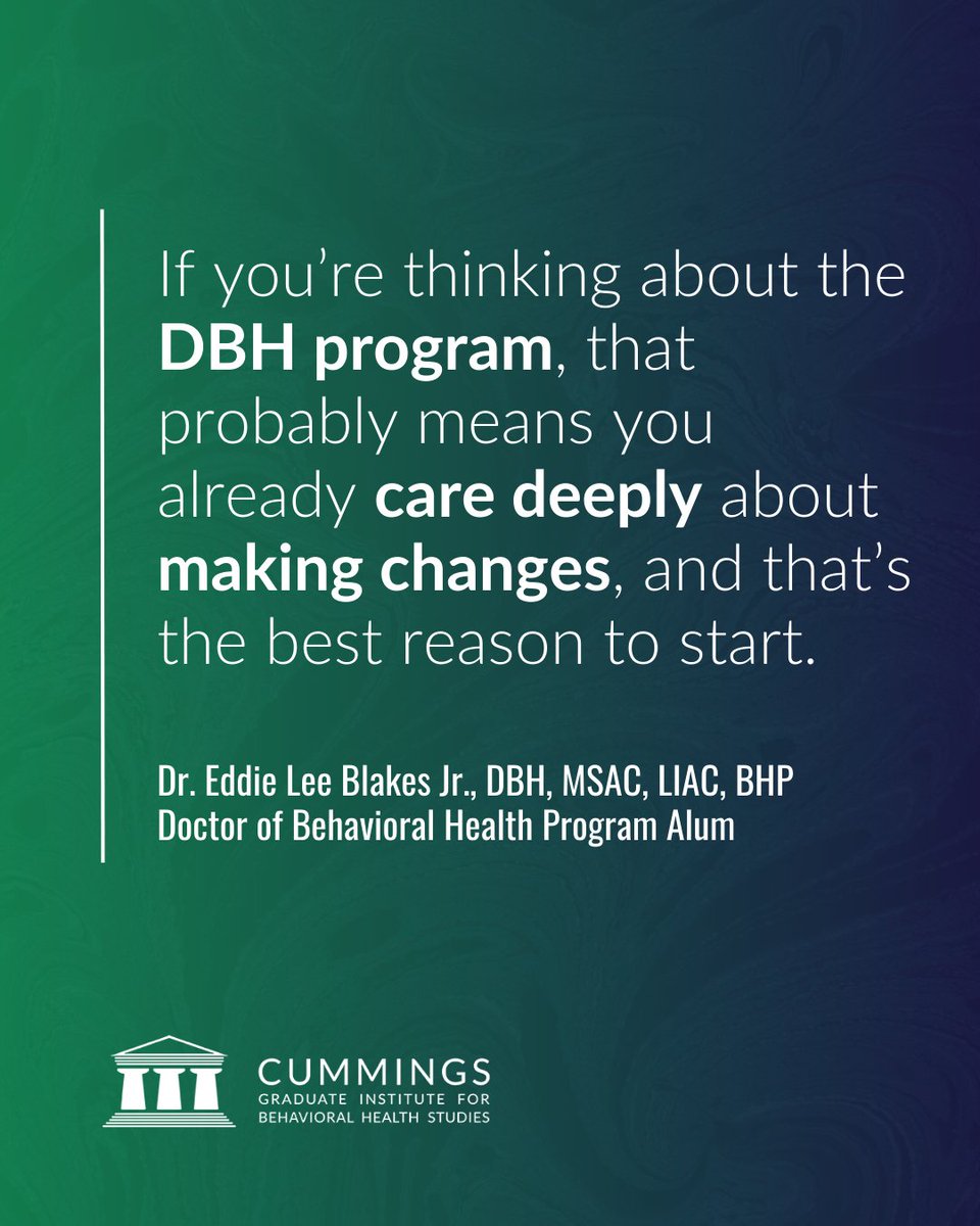 Cummings Graduate Institute tweet media