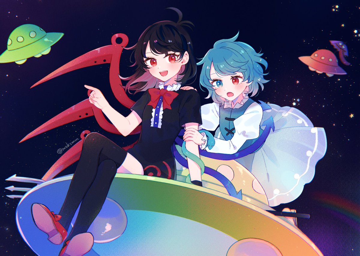 夜空のユーフォーロマンス🛸🌈