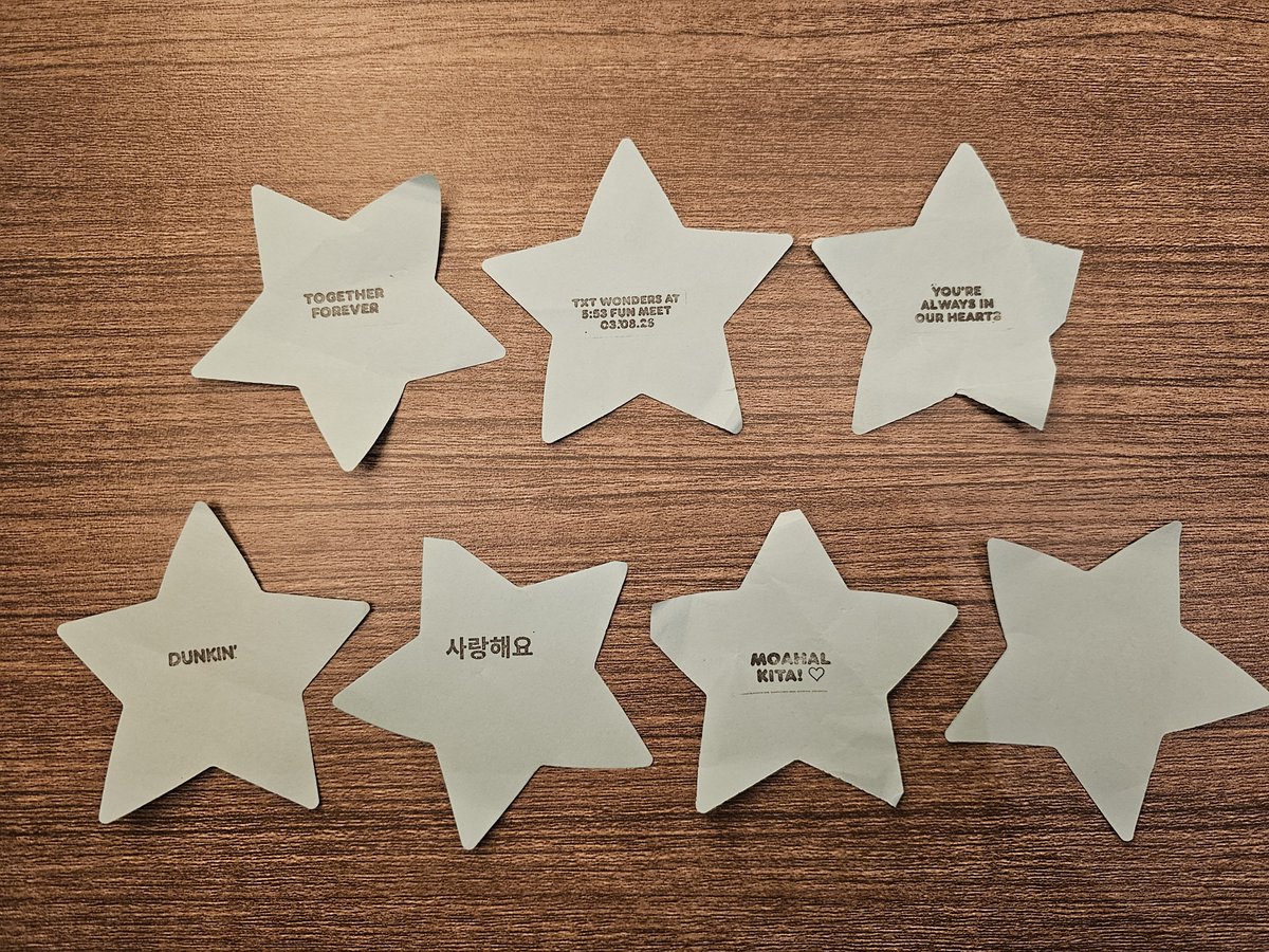 i got 7 unique types 🥹