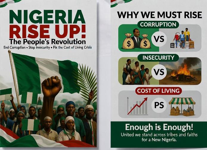 Dee_9889's tweet image. Nigeria Rise Up!
End the looting.
Stop the killing.
Fix the hunger.
Corruption vs The People. 
Time's up. 
United across tribes &amp;amp; faiths, we're taking our country back! 

#NigeriaRiseUp
#EnoughIsEnough
#RevolutionNow