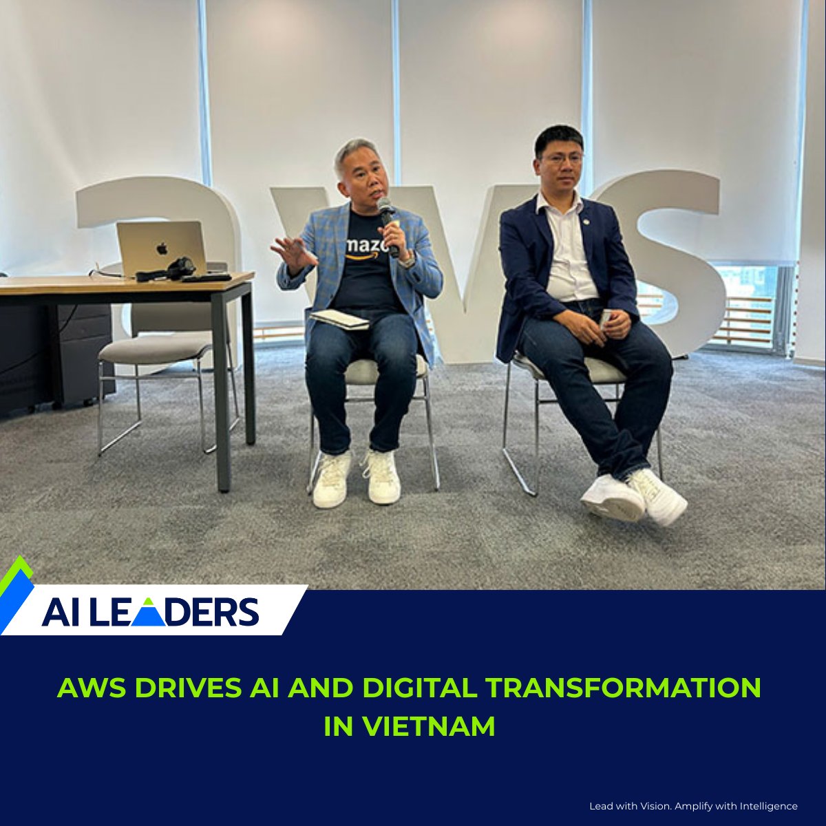 aileaders_vn's tweet photo. @awscloud is accelerating AI in Vietnam! GenAI adoption jumped 39% in 2025. A new AWS Local Zone in Hanoi is coming, and 100k+ professionals have been trained since 2017. 2026 is the year of Agentic AI.
#aileaders #aileadersvietnam #aiagentic https://t.co/JfgOOqMytp