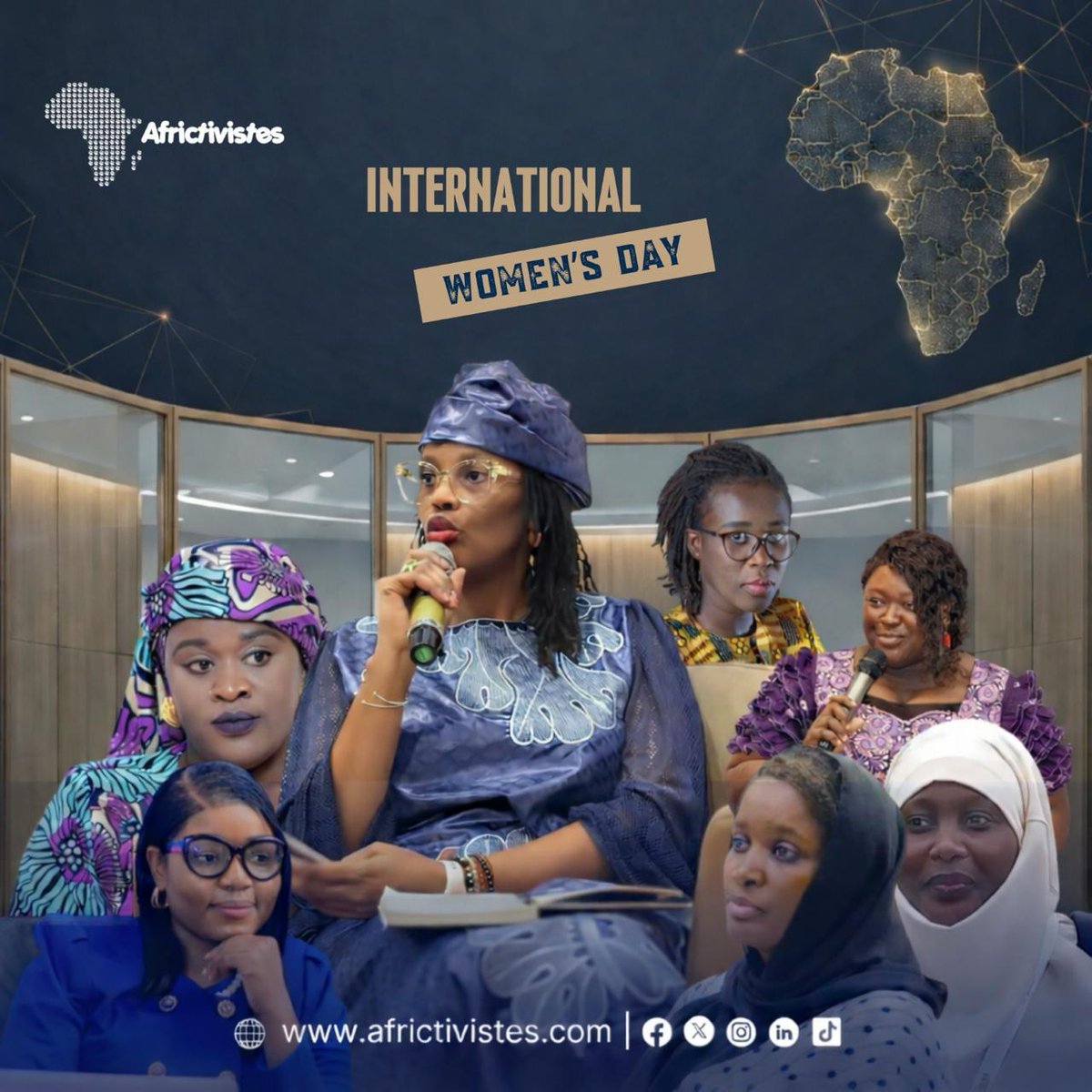 AFRICTIVISTES's tweet photo. À l’occasion de la Journée internationale des droits des femmes, nous célébrons l’engagement, la résilience et le leadership des femmes qui œuvrent chaque jour pour bâtir une société plus juste, inclusive et démocratique.

Au sein du réseau AfricTivistes, des femmes engagées, issues de différents projets et initiatives citoyennes à travers le continent, travaillent sans relâche pour défendre les droits humains, promouvoir la participation citoyenne et renforcer la gouvernance ouverte.

Des Safe Sisters, aux VAGOAs du programme #LocalOpenGovLab, en passant par les initiatives portées par les Sahel Activistes, ou encore #AfricTivistes CitizenLab, elles jouent un rôle essentiel dans la transformation de leurs communautés. Elles sensibilisent, forment, mobilisent et accompagnent les communautés dans la défense des libertés et la promotion d’une citoyenneté active.

En ce 8 mars, nous célébrons toutes ces femmes qui inspirent, mobilisent et transforment nos sociétés.

#8Mars #JournéeDesDroitsDesFemmes #InternationalWomensDay #IWD2026 #DroitsDesFemmes #WomenRights #WomenEmpowerment #LeadershipFéminin

————————————————————————————————————————————

On the occasion of International Women’s Rights Day, we celebrate the commitment, resilience, and leadership of women who work every day to build a more just, inclusive, and democratic society.

Within the AfricTivistes network, committed women from various projects and citizen initiatives across the continent work tirelessly to defend human rights, promote civic participation, and strengthen open governance.

From the Safe Sisters to the VAGOAs of the #LocalOpenGovLab program, through initiatives led by the Sahel Activists and #AfricTivistes CitizenLab, they play a vital role in transforming their communities. They raise awareness, train, mobilize, and support communities in defending freedoms and promoting active citizenship.

On this March 8, we celebrate all these women who inspire, mobilize, and transform our societies.

#InternationalWomensDay #IWD2026 #WomensRights #WomenEmpowerment #WomenLeadership #AfricTivistes #SafeSisters #LocalOpenGovLab #SahelActivists #CitizenLab #CivicEngagement #OpenGovernance #DigitalRights #WomenInAfrica #AfricanWomen #VoicesOfAfrica #GenderEquality