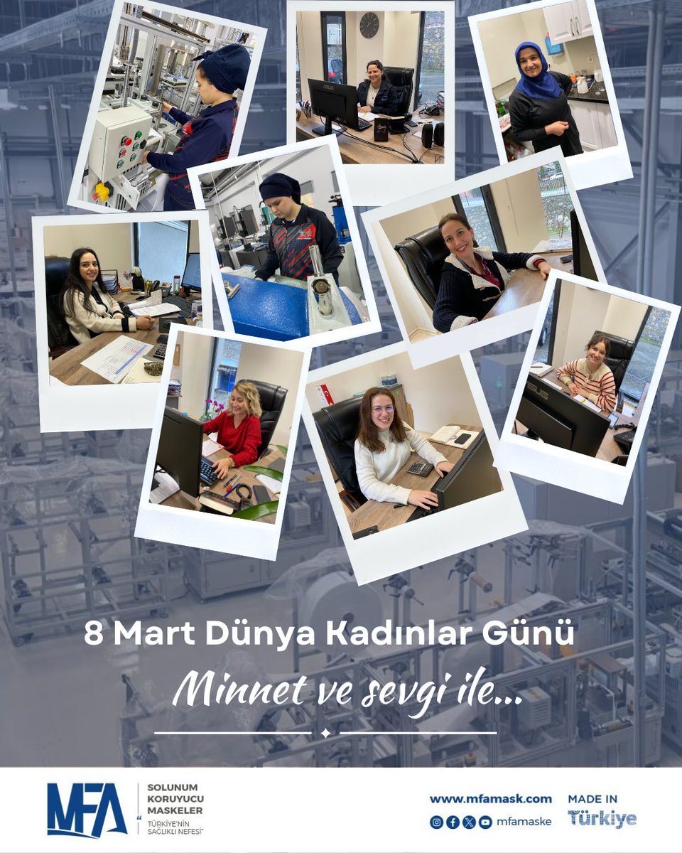 Üretim hattından Ar-Ge'ye, yönetimden sahaya kadar her noktada kadınların emeği ve yetkinliğiyle büyüyor, geleceğe nefes oluyoruz. 

 #8MartDünyaKadınlarGünü'nde tüm emekçilere minnet ve sevgiyle!