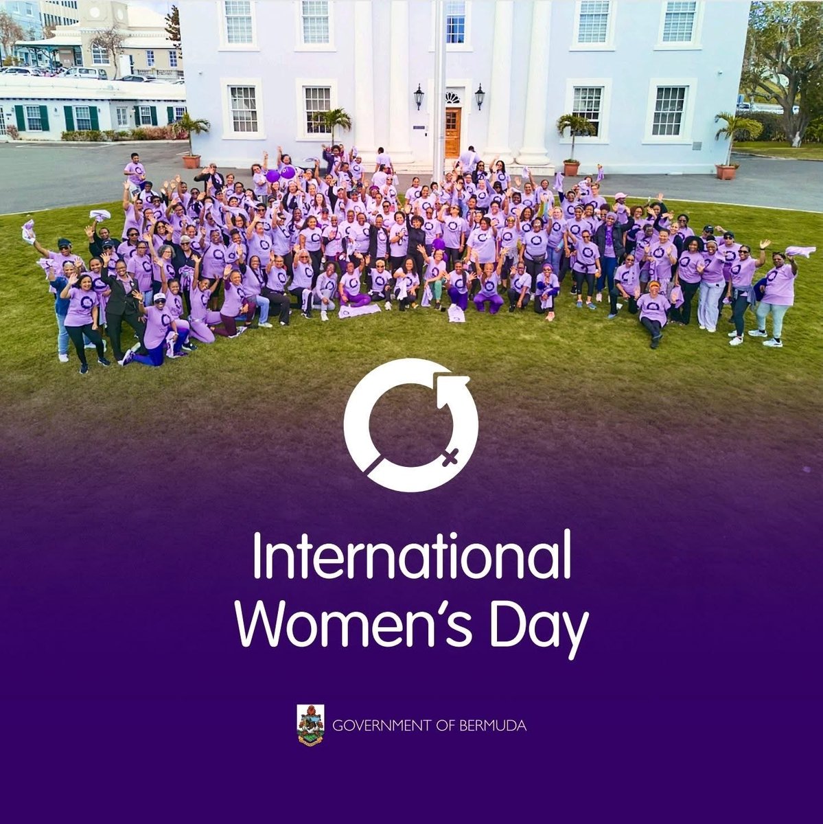 BdaGovernment's tweet image. Happy International Women's Day #Bermuda 🇧🇲💜

To every woman in Bermuda, thank you for leading with courage, strength, fearlessness and grace. 💜

When women give, the world gains. By giving opportunity, support, and trust to women, we all gain a stronger, more inclusive future.