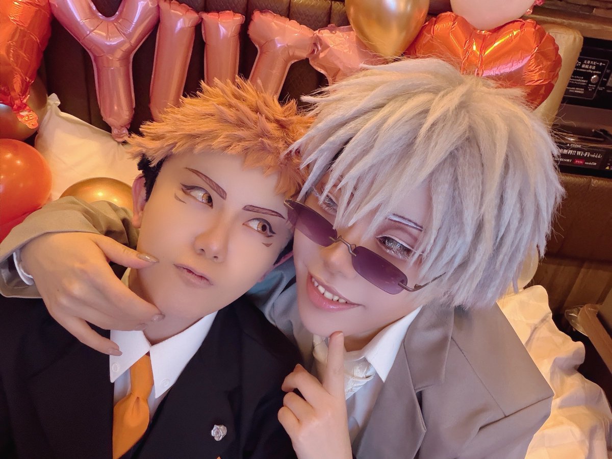 ⚠︎cos*呪術
あやたんのｲｹｲｹ五条先生とゆぢ誕の撮影してきたよ〜💓 てるさんにめちゃ綺麗に撮って貰えてワイワイ楽しすぎたぁ😆😆😆 前にﾝﾊﾟﾚ1周年ｽｰﾂ撮ってもらったのもてるさんだったから運命だった...🥴🫶ありがとうございましたぁ‼️