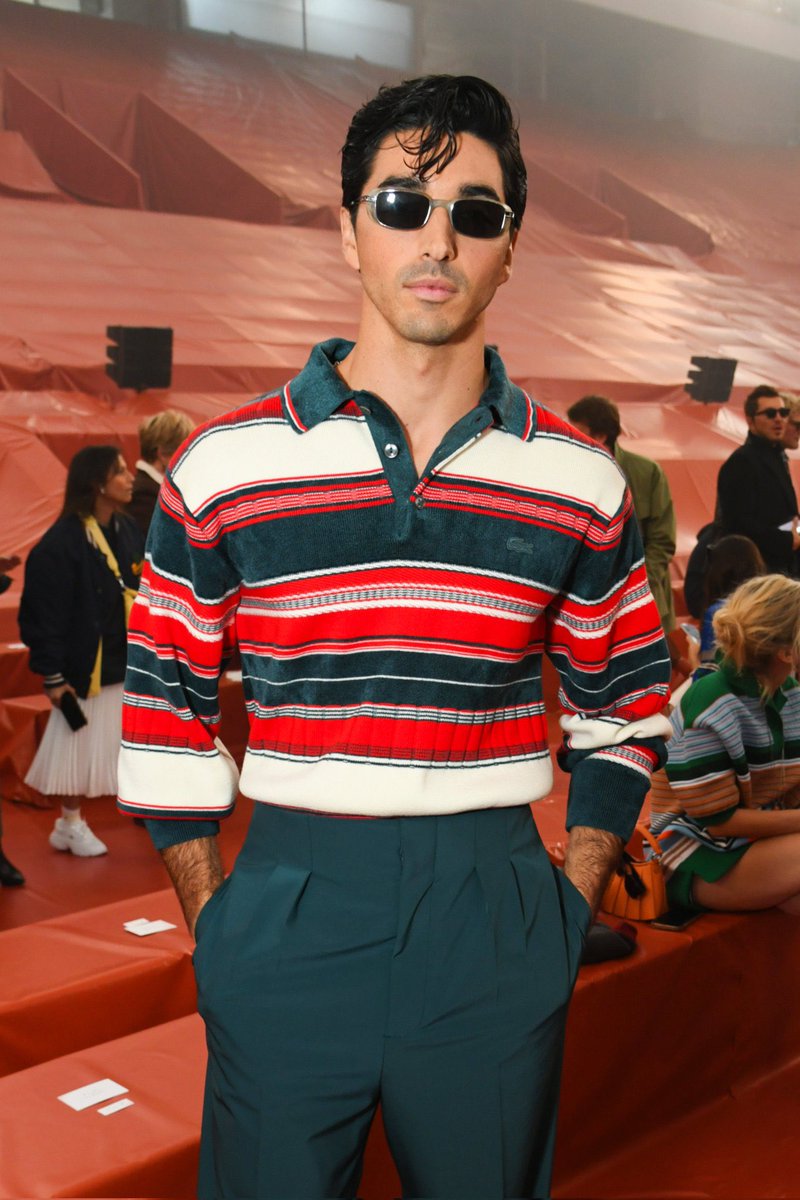 Taylor Zakhar Perez photographed at the Lacoste Fall-Winter 2026 Runway Show. 🕶️

📸 Dave Benett via Getty Images