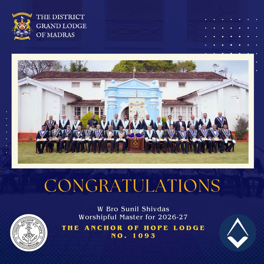 District Grand Lodge of Madras tweet media
