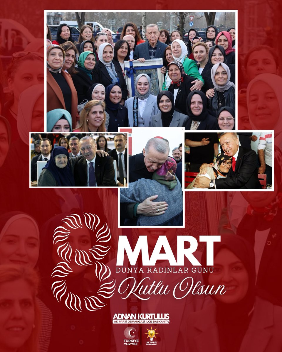 Emeğiyle, azmiyle, sevgisiyle hayatın her alanına değer katan tüm kadınların 8 Mart Dünya Kadınlar Günü kutlu olsun.

#8MartDünyaKadınlarGünü