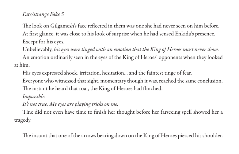 SoFew_amz's tweet photo. @dokjvv 2. Gilgamesh allait se défendre contre Nine Lives avec les armes qu'il avait déjà tirées, mais Huwawa chante à ce moment-là ce qui tétanise Gilgamesh et fait en sorte qu'il se les prend.

Il était carrément en échec. https://t.co/FFgaso6LO7