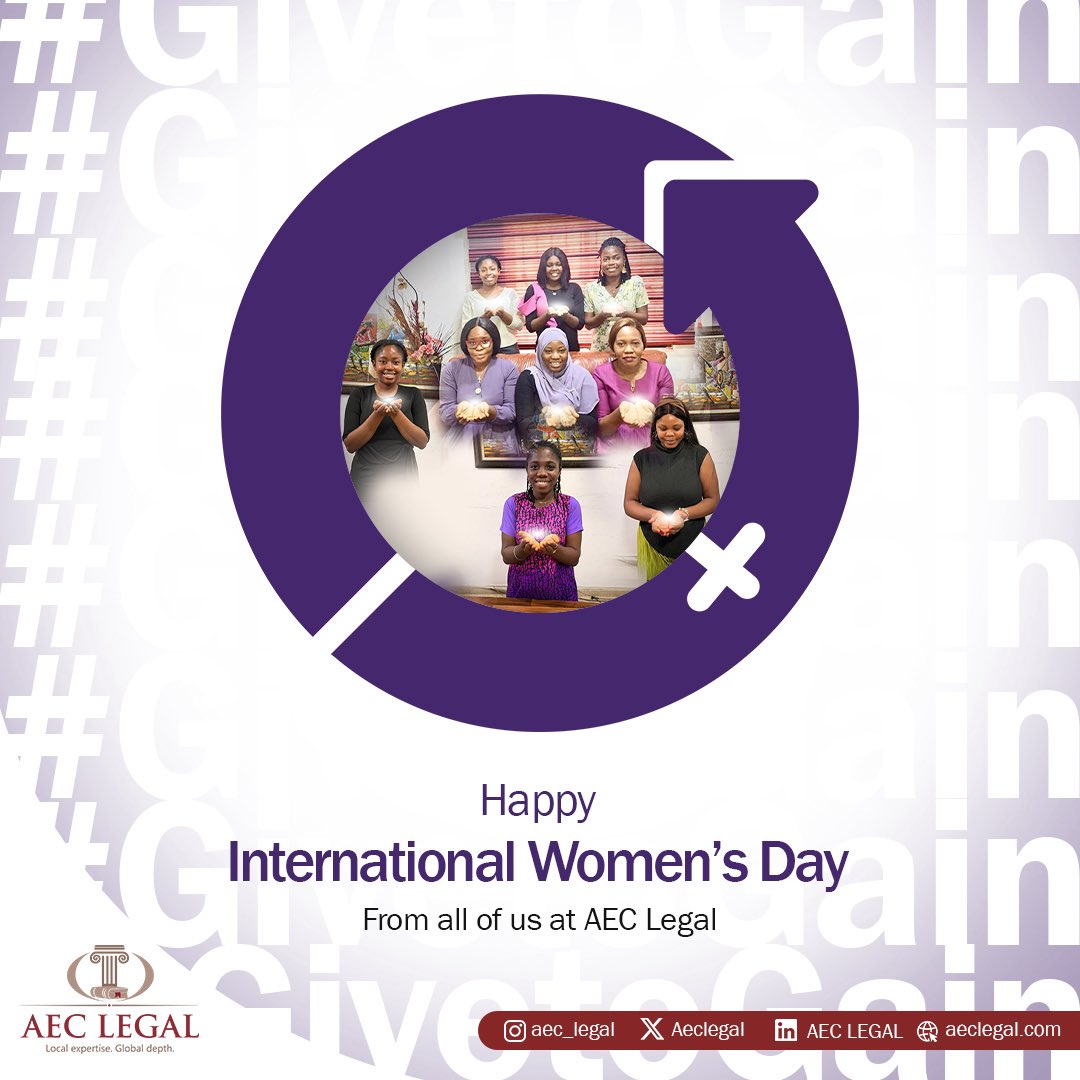 AecLegal's tweet photo. Today we celebrate the power, brilliance, and resilience of the women at AEC Legal. Our strength lies in our diversity and our commitment to lifting each other up. When we invest in women, we invest in a better future for everyone. https://t.co/cSAkWb3nJ7