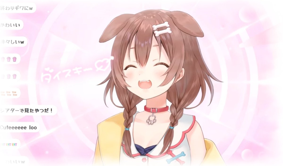 振り返り雑談おつころーん！
今年は現地行けなかったけど、タグや配信のお陰でいっぱい楽しめたよ～❤︎
来年はころねすきーのみんなともたくさん関わりながらフェス楽しみしたいな❕️🐶
いつもありがとう、だいすきだよ！🫶🏻💞

#生神もんざえもん