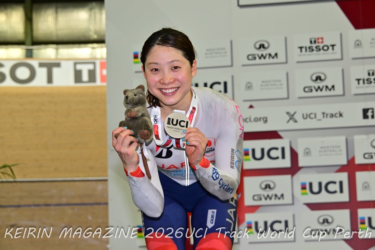 2026UCIトラックワールドカップ・パース
3日目
女子オムニアムで内野艶和が銀メダルを獲得しました。
