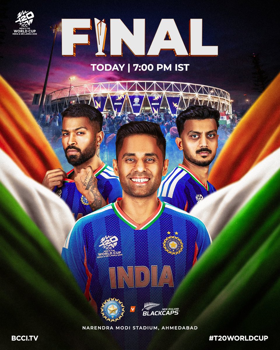 One team 🇮🇳
One shared vision 🏆

We are ready for the #T20WorldCup Final 💪

#TeamIndia | #Final | #MenInBlue | #INDvNZ