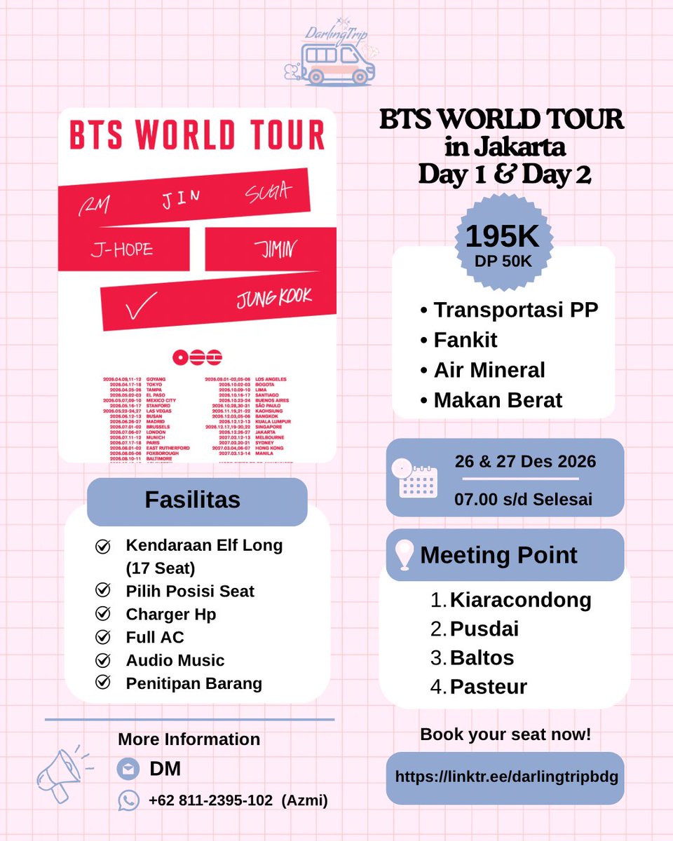 OPEN TRIP TREASURE | OOR | WOODZ | EXO | BTS Tour tweet media