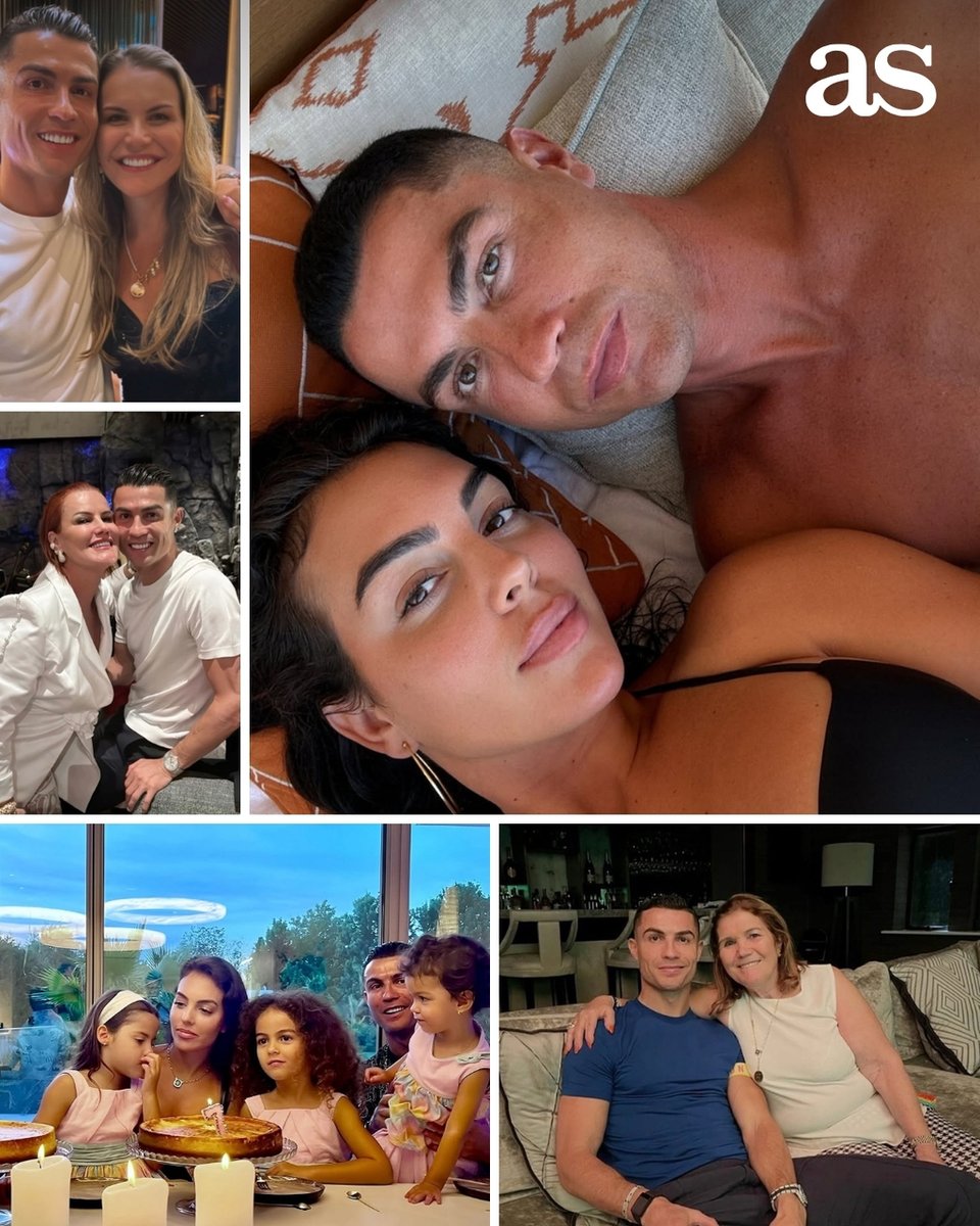 🟣 "Rodeado de mujeres fuertes": Cristiano Ronaldo no se olvida de que hoy es 8 de marzo y lo recuerda con Georgina, sus hijas, su madre y sus hermanas en un post que acaba de compartir en Instagram