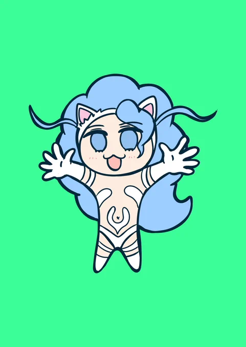 明日も早いので寝ます〜 ぴょんぴょん動きそうで動かないフェリシア置いておきます