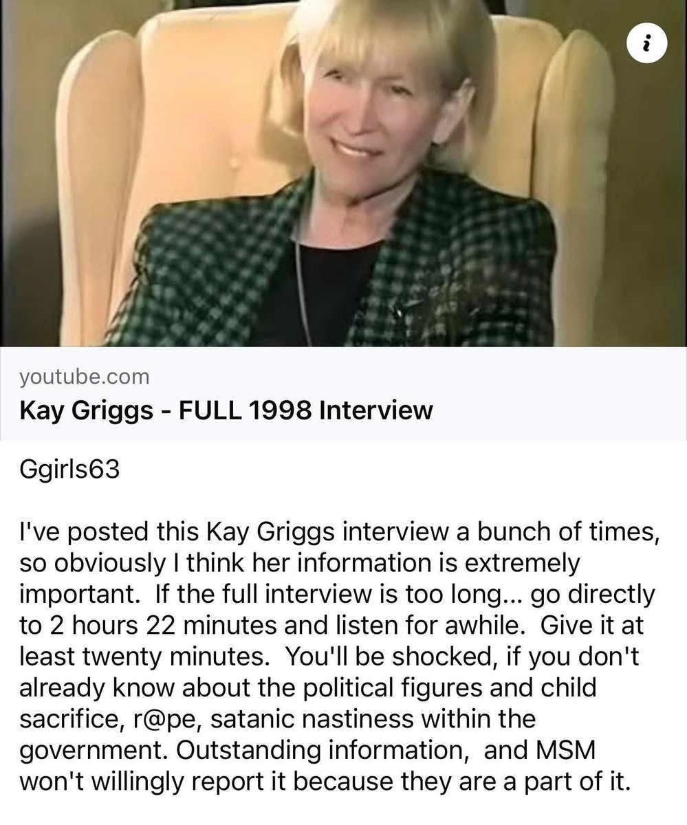 ….go directly to 2 hours 22 minutes and listen for awhile. Give it at least twenty minutes. 
You'll be shocked, if you don't already know about the political figures and child sacrifice, r@pe, satanic nastiness within the government. 
Outstanding information, and MSM won't