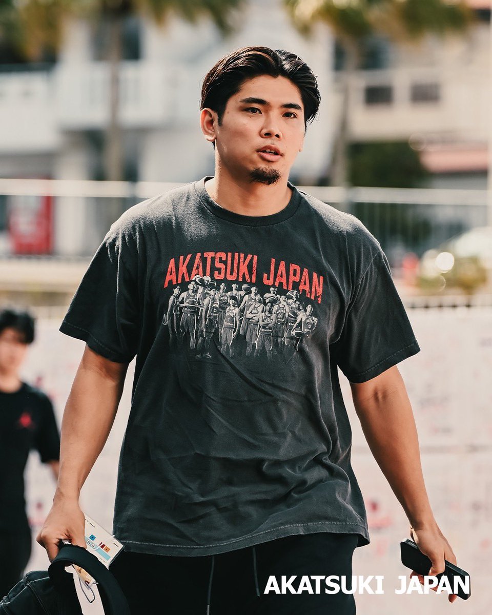 バスケ日本代表　アカツキジャパン　スポンサーロゴ入りTシャツ 新商品】ウォッシュドTシャツ👕 ＼ AKATSUKI JAPANのウォッシュドT