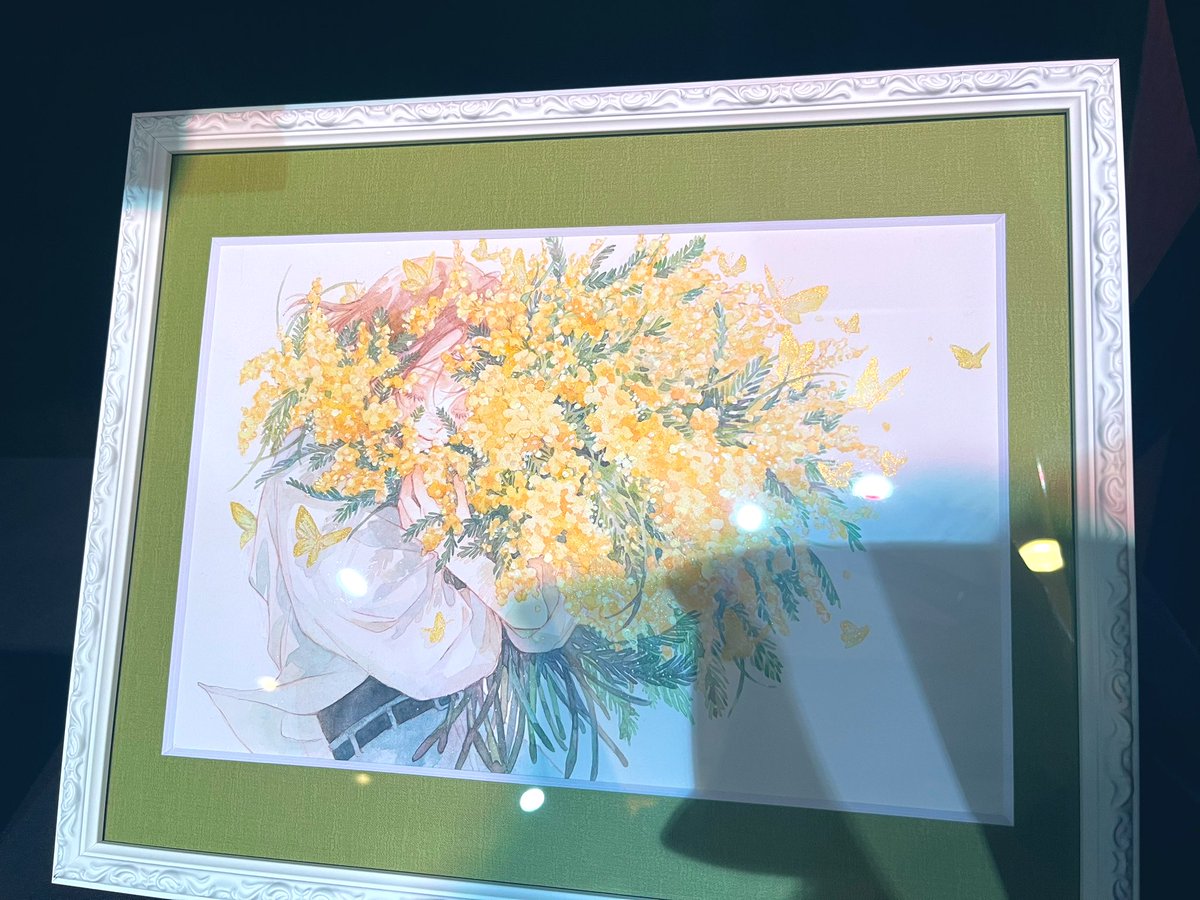 Ren_Wanderer's tweet photo. 本日は芦屋マキ先生（@a0z0o0 ）とMISAKIさん（@luiture ）の合同展「uka.」に行ってきました🦋
綺麗な花や緑たちに囲まれた空間、その中にお二方の絵やアクセサリーなどの作品が展示されていて……本当に素敵でした🪴（続） https://t.co/icL8TOY5Di