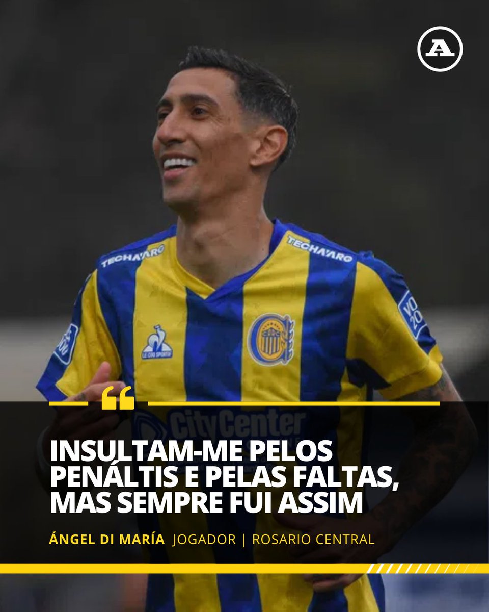 abolapt's tweet photo. Ángel Di María comentou as emoções do futebol argentino e admitiu que não é poupado por algumas particularidades dentro das quatro linhas.🎙️🫢
#angeldimaria https://t.co/QoyWFwBE3L