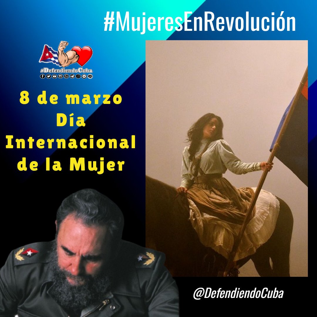 #100AñosConFidel: "La mujer es una Revolución dentro de la Revolución.”

‼️Sin ellas nada hubiera sido posible‼️

#MujeresEnRevolución 
#DefendiendoCuba🇨🇺💪❤️