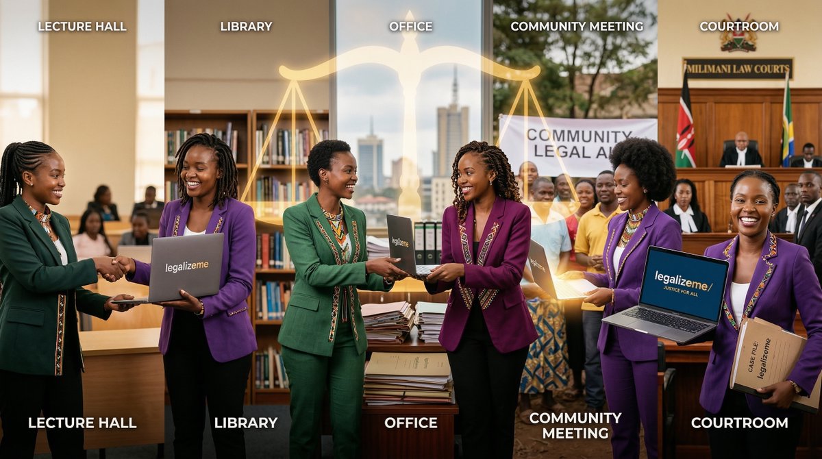 Legalizee_Me's tweet photo. Kenya's legal eagles soaring higher 📷📷 
This #IWD2026, we celebrate women rewriting justice – from classrooms to courtrooms.  

📷PS: Support rising stars! Visit https://t.co/TrE3pb4Abn for free career resources.  
happy #InternationalWomensDay2026 https://t.co/Mowze7f8zA