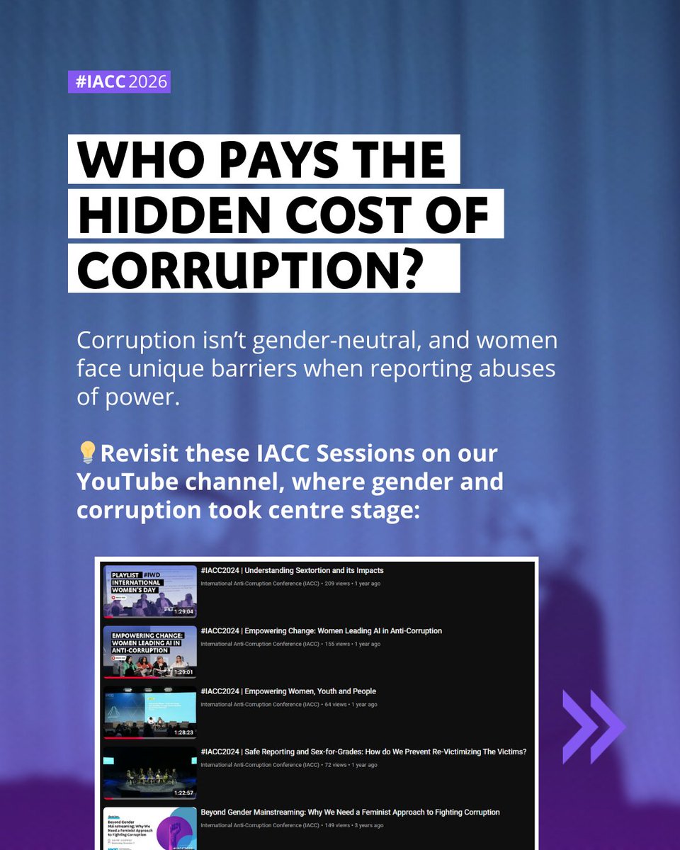 International Anti-Corruption Conference tweet media