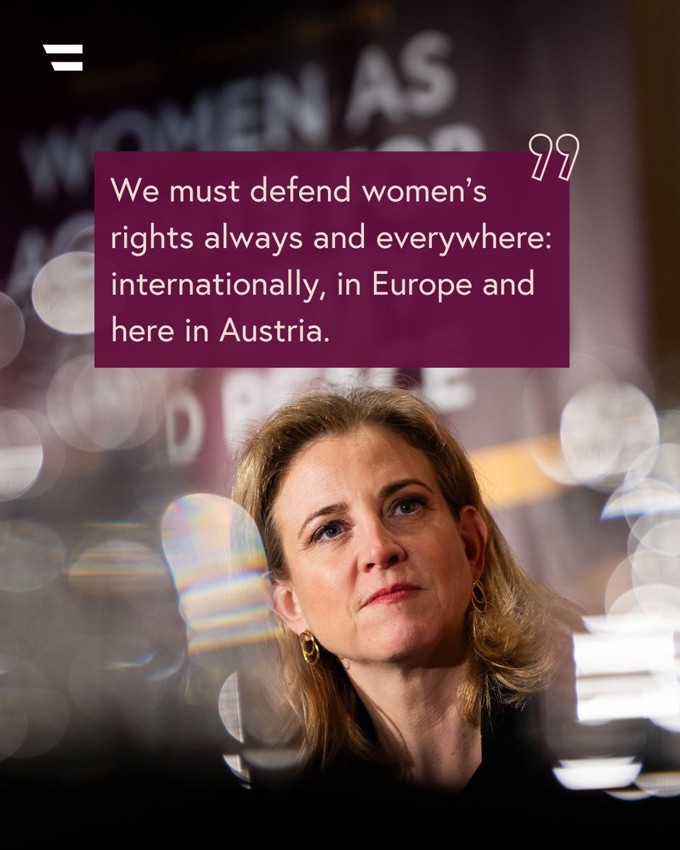 Austria remains committed to advancing gender equality and protecting women’s rights in Austria, across Europe, and around the world.  Promoting equality, safeguarding rights, and strengthening women’s participation are essential for just, peaceful, and inclusive societies. 💜