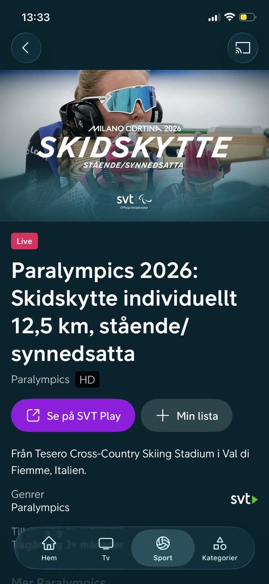 FAlftren's tweet photo. Världens farligaste sport. https://t.co/dgvQCOM45x