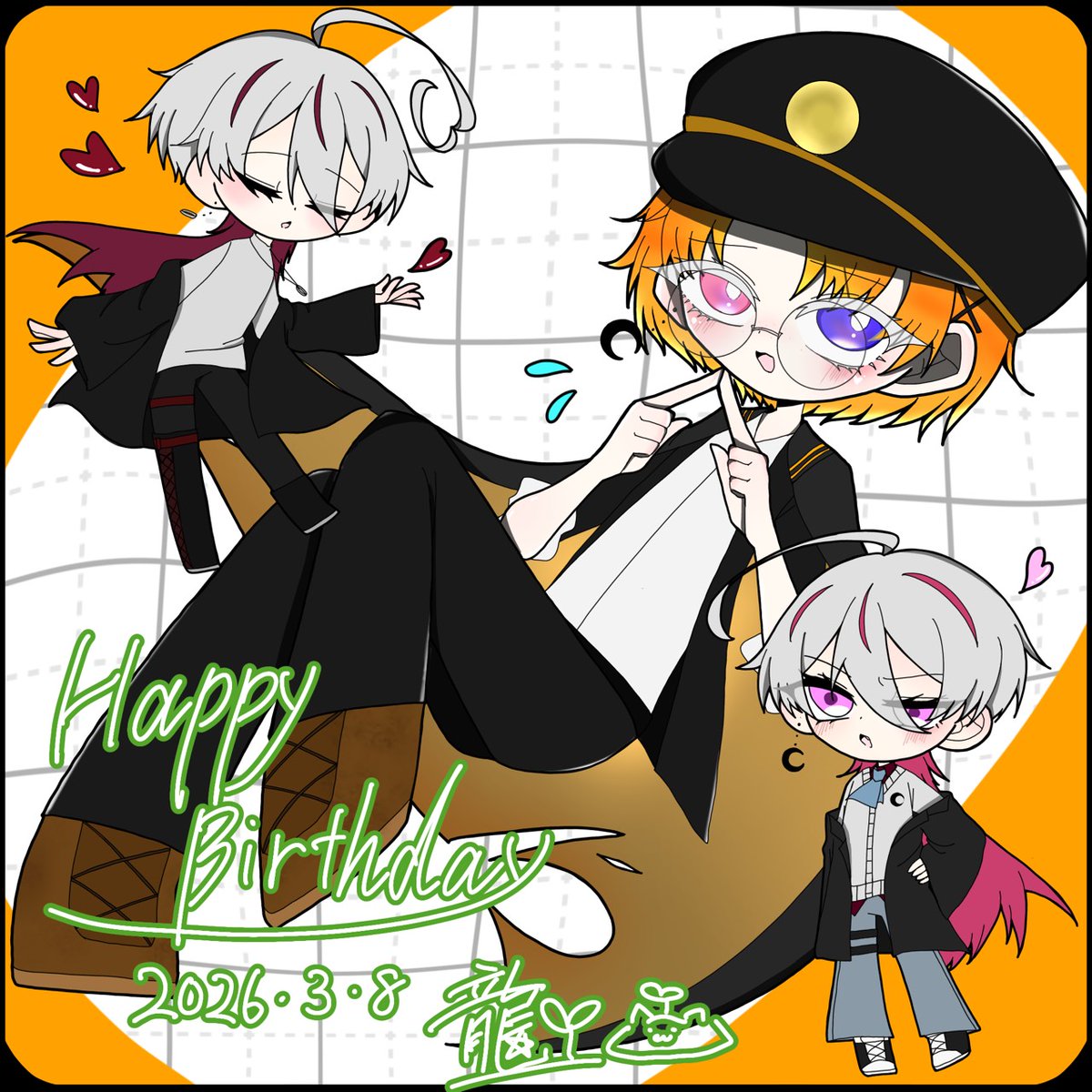ryuusei_SMB's tweet photo. @kazi_orkn お誕生日おめでとう！🥳👏🎉
うちの子も添えて可愛さ全振りでfor you！！
うさぎちゃんみたいに可愛いオレンジひよこちゃんがあたいは大好きだぞ！！！🐥🍊🐥 https://t.co/8f9VHetUad