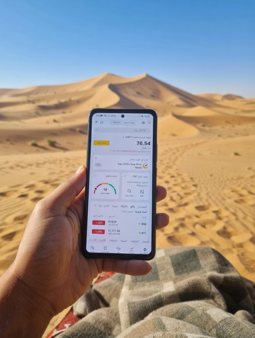 riva69442's tweet photo. @binance From the endless dunes of the Sahara to the global crypto market. 
With Binance, the world is always within reach.
#BinanceAnywhere https://t.co/l1Scdb2tA6