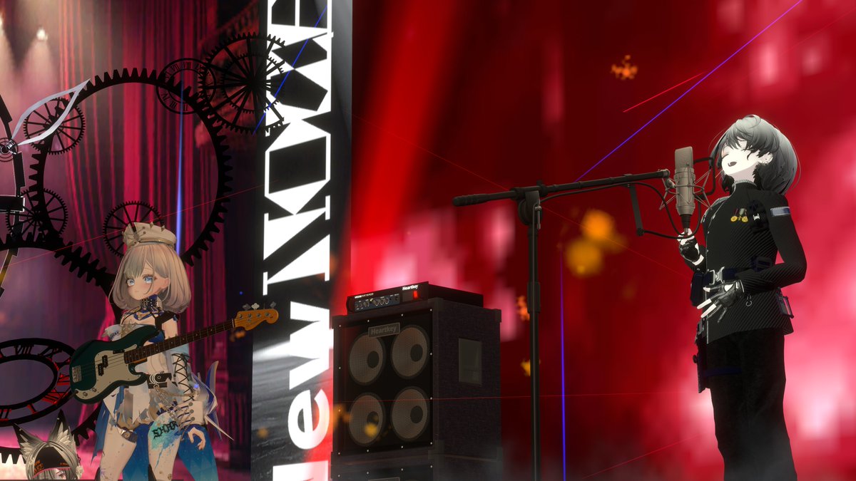kouZwei_One's tweet image. #VRChat #VRFNS #NNOIZE 
FirstNoteStation-始発駅-EastGateにて 
2026/03/08 21:00~  NEW NOIZE
Groupパブリックにて路上ライブ！！
翠ヰさん @o0nanimonai0o の歌声はカッコイイ！
Stellar Stellar最高！
そして翠ヰさん、来月お子さんが生まれるそうで
どうぞお体に気をつけてお過ごしください！