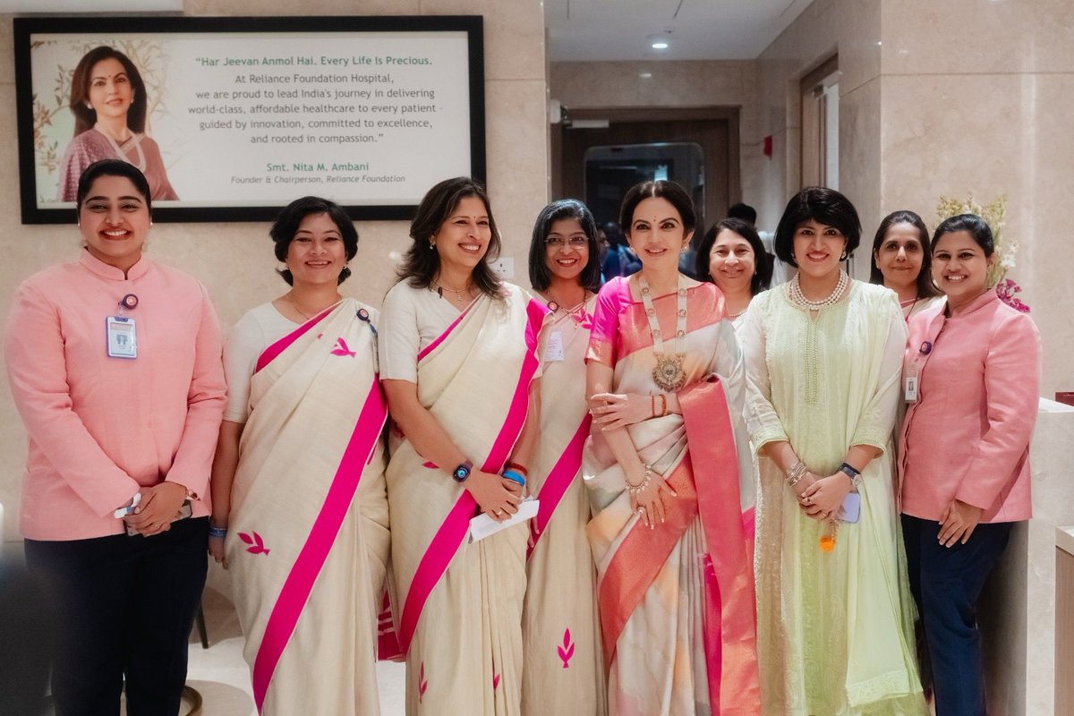RFhospital's tweet photo. Our hero - Our chairperson
#womensday #sirhnreliancefoundationhospital #respectforlife #11yearsofexcellence https://t.co/cevkRRyi9M