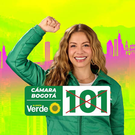 Juana_Dulce's tweet photo. Bueno mi gente colombiana, a votar. Por quien usted quiera, pero en paz.

En el #DíaDeLaMujer Mis elecciones son de #MujeresBerracas 💚💜
@ClaudiaLopez en la Consulta 
@AngelicaLozanoC Senado #Verde10
@CathyJuvinao Cámara Bogotá #Verde101 

#8M #WomensDay https://t.co/ZPq4W7HTwh