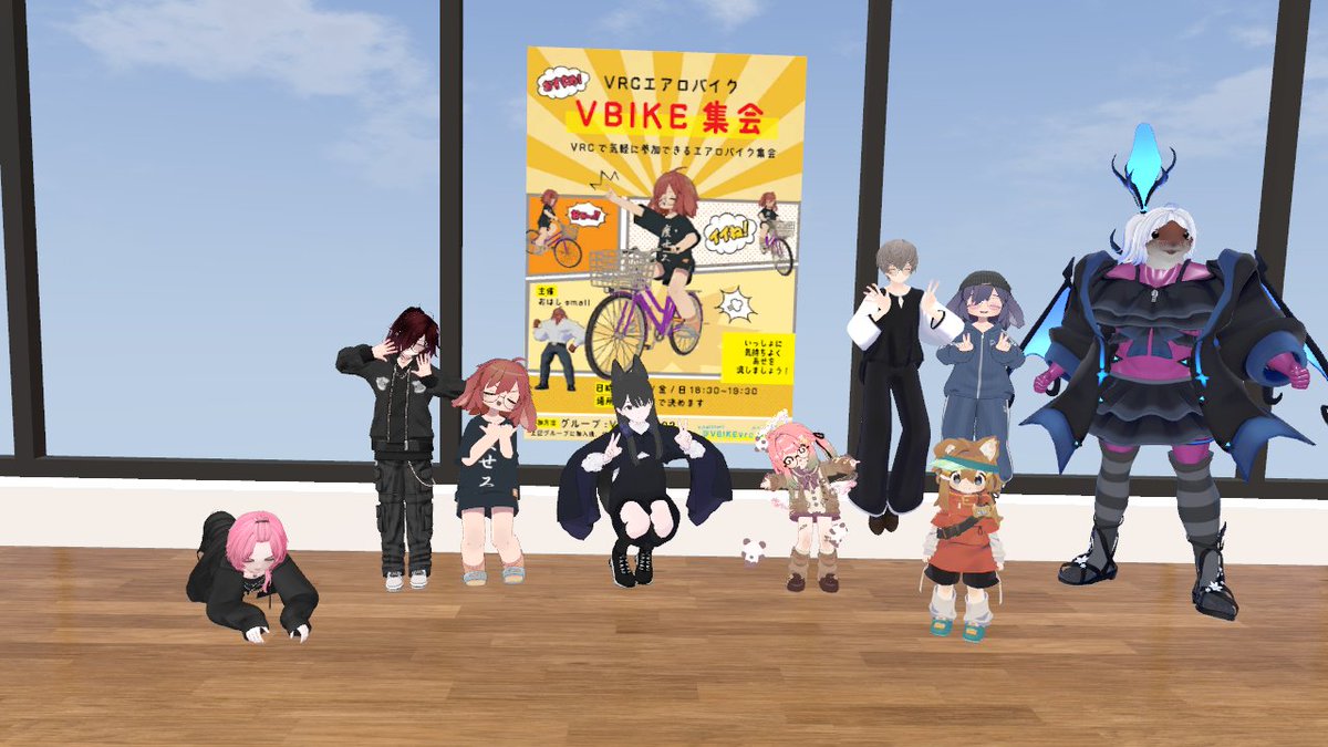 VBIKEvrc's tweet photo. 本日もお疲れさまでした。
動画プレイヤーがないと、ちと静かでございますね。
今回はきつめのメニューだったので頭がぼーっとしまふ。

＃VBIKE https://t.co/jIQLU7oV9V