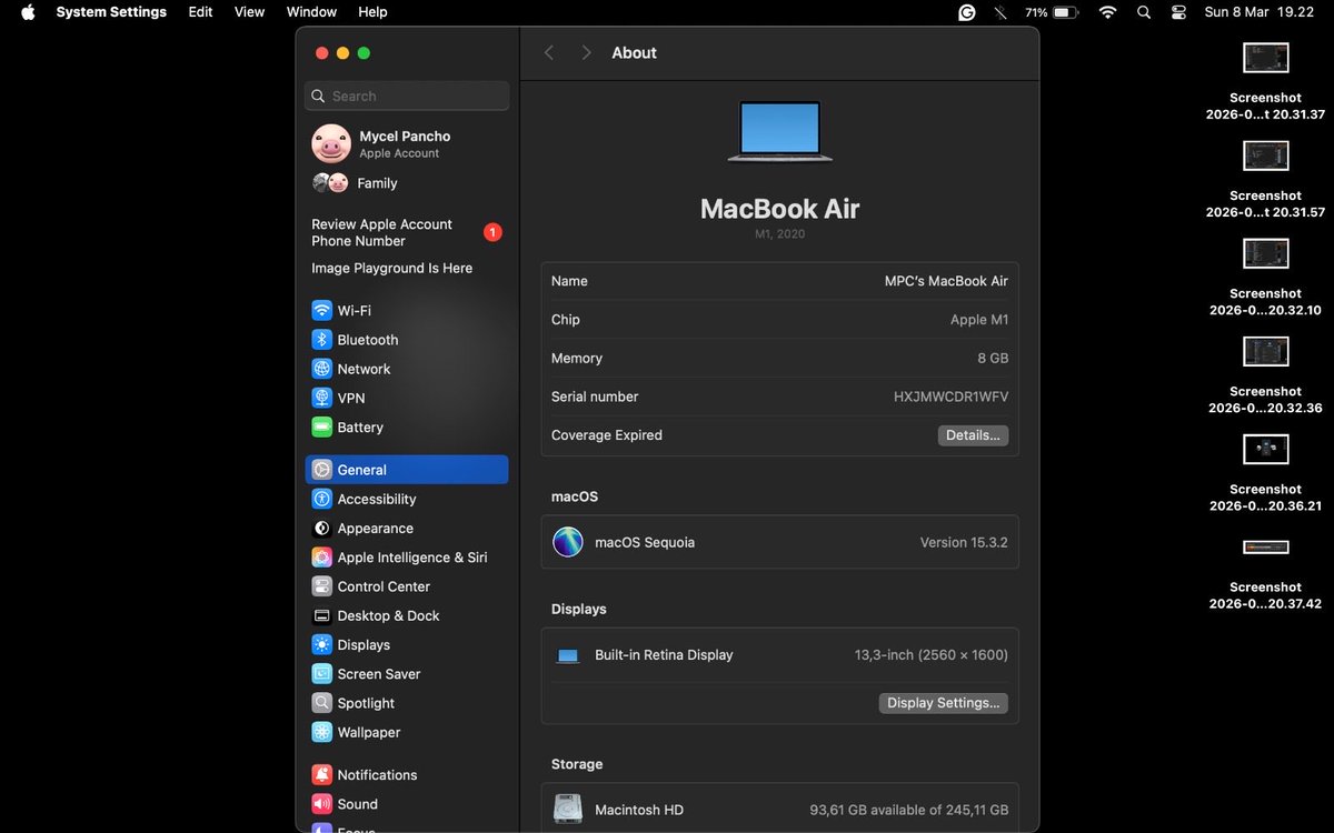 alfdjones's tweet image. Yg perlu macbook air menjelang lebaran…
- MacBook Air M1 8/256 minimal pemakaian bekas istri
- cc masih di bawah 100
- fisik aman mulus
- dus masih ada
- dijual karena mau pindahan

8.5 juta. 

Diutamakan cod sekitaran Jakbar/Bintaro. 

Terima kasih ✨🙏🏼✨

#jualmacbook