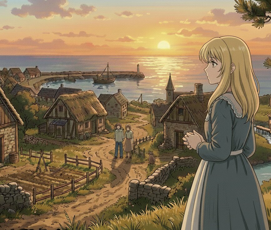 ありがとうございました✨
やっぱりあんまり知ってる人いなくてマニアックなのかな、やってみようかな✨
この曲が流れてるなラストのイメージ画像をgeminiで生成して遊んでたし✨