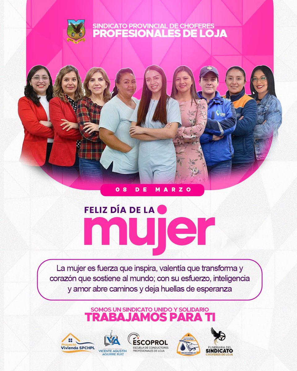 🌺Reconocemos con profundo orgullo el valioso aporte de nuestras estudiantes, instructoras, docentes, funcionarias y apreciadas socias, quienes con su dedicación, talento y determinación construyen cada día una institución más fuerte y humana.

Somos #UnSindicatoUnidoYSolidario