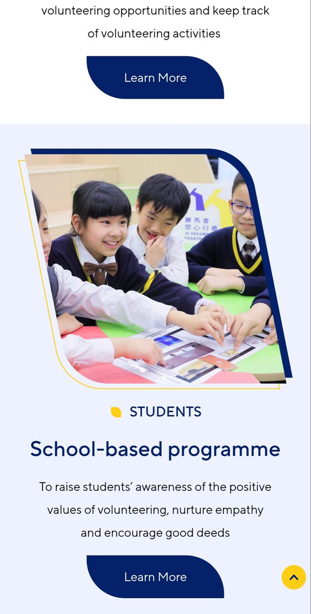 HShingtong's tweet photo. This is the screenshot of Jockey club Volunteer together website.
The school-based programme show that youth in Hong Kong would be part of volunteer service where show youth making impact to our civil society.  #CJYouth https://t.co/C5f93jcVhk