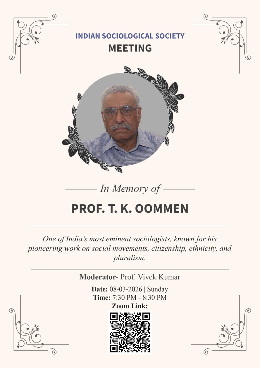 Prof. VIVEK KUMAR ( A World ranking Sociologist ) tweet media