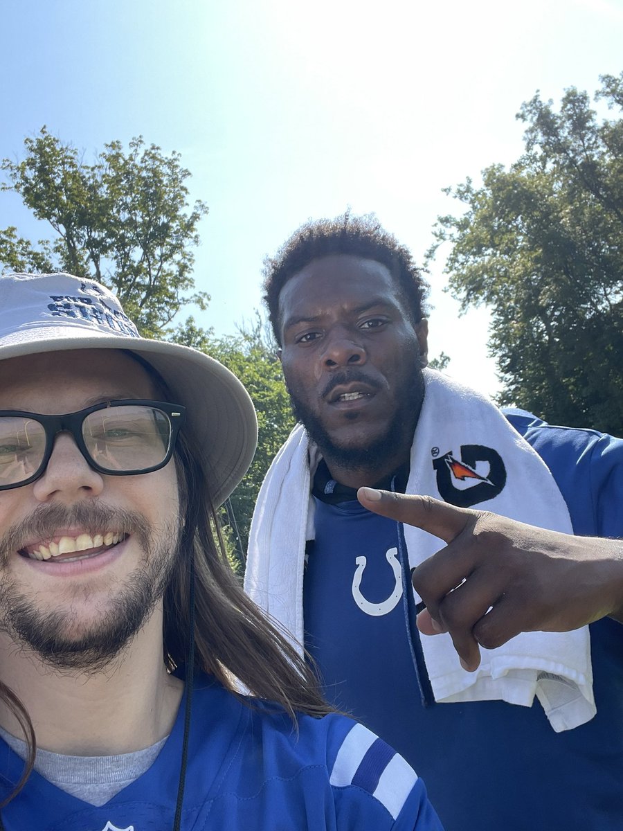 WrapsheetK's tweet photo. @ZiggySmalls_ Training camp this year gonna feel weird. I know you’re gonna tear it up in GB, gonna miss you Z ☹️💙 https://t.co/R6acomaJdd