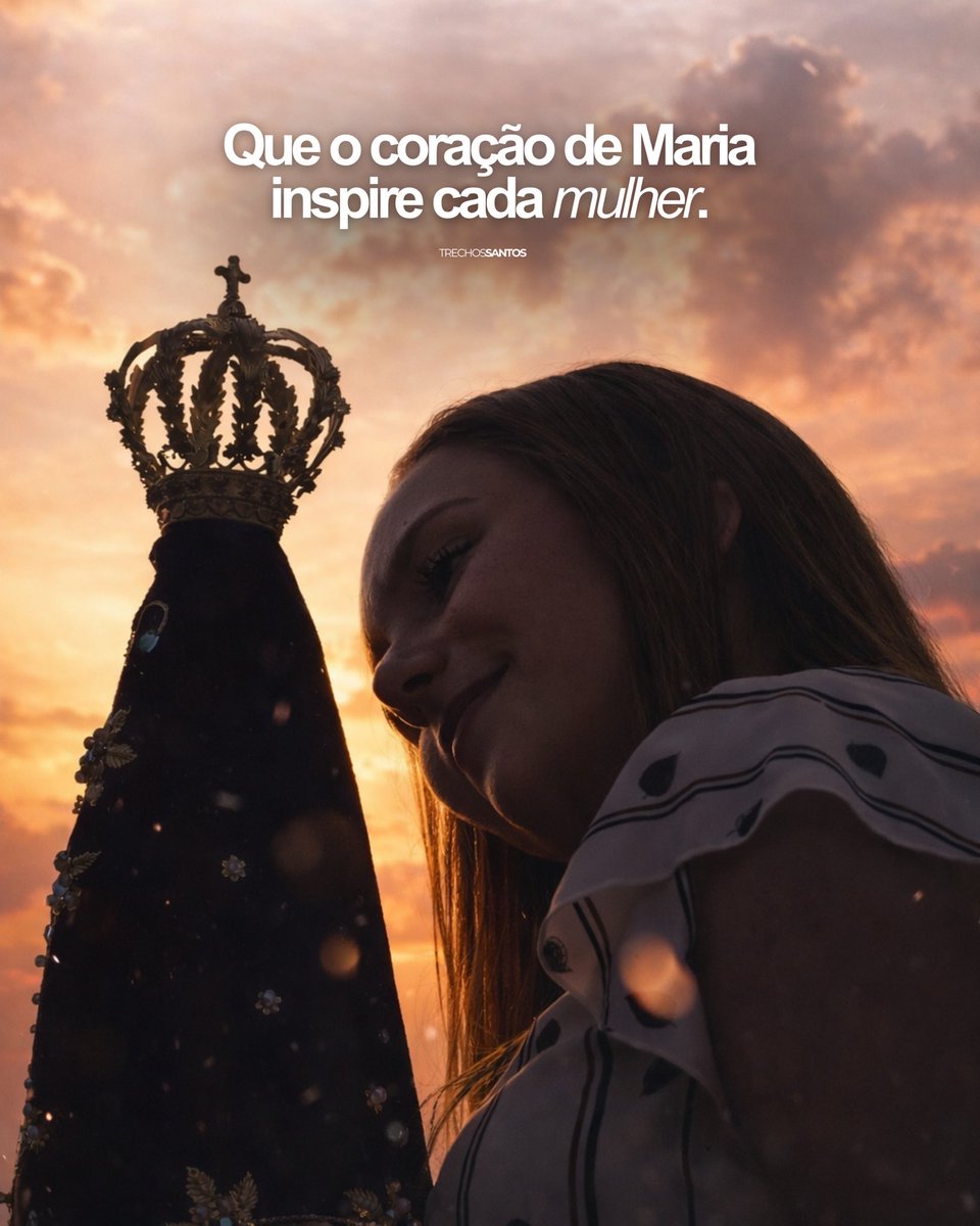 Que cada mulher encontre em Maria inspiração de fé, coragem e amor. 

📸: <a href="/padroeira/">Santuário Nacional de Aparecida</a>