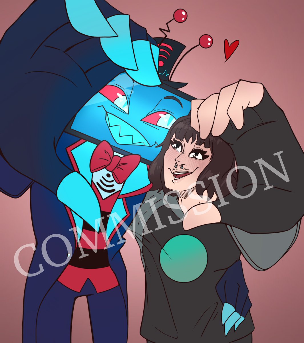spacynop's tweet photo. Commission for @alexxcoree, thanks again for commissioning me !! :) https://t.co/LIzjK5mN6l